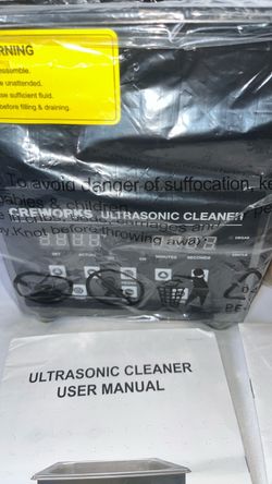 Ultrasonic cleaner open box new $40