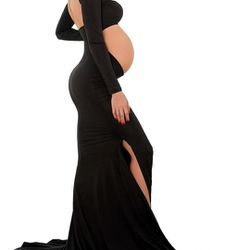 Black Maternity Dress