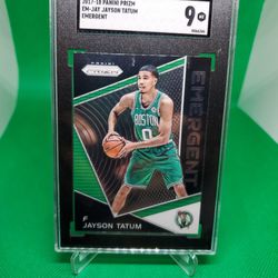 Celtics Jayson Tatum Graded Rookie Card