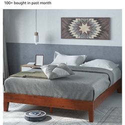 Zinus Solid Wood Bed Frame Full