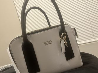 White & Black Guess Purse