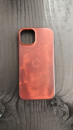 Genuine Apple Leather Case for iPhone 14