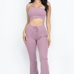 Sets / Tube Top & Pants Bottoms New 