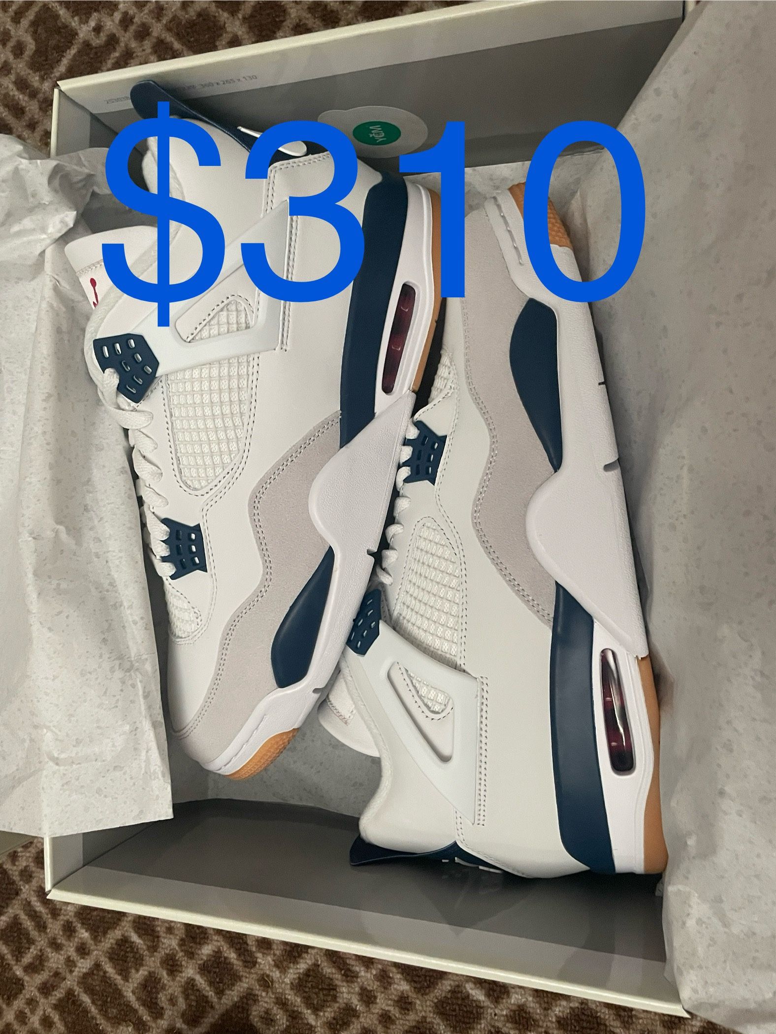 Jordan 4 Sb Navy Size 12