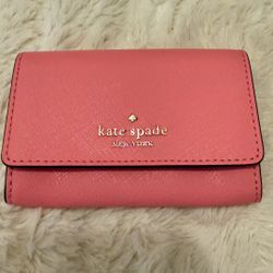 NWT KATE SPADE CARD HOLDER PINK