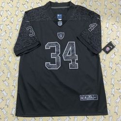 Nfl Black Jersey #34 Jackson
