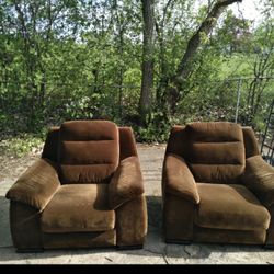2 Push back Chairs