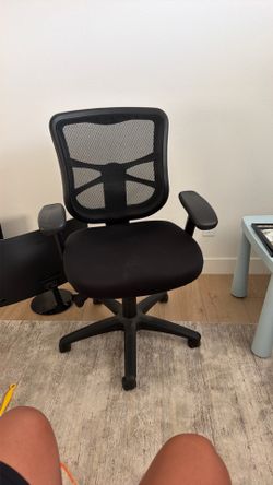 Black Mesh Office Chair – $35
