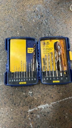 Ryobi Corded Drill + IRWIN Drill Bit Set – $30