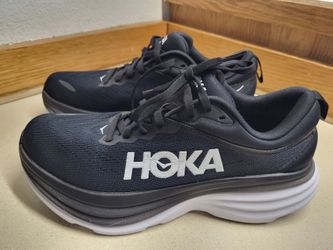 Hoka Running Sneakers Black White