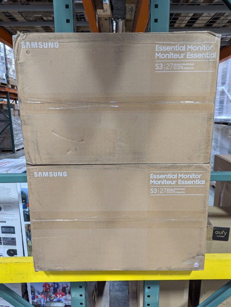 Samsung 27" Essential S3 (S36GD) Series FHD 1800R Curved Computer Monitor, 100Hz, Game Mode, Advanced Eye Comfort, HDMI and D-sub Ports, LS27D366GANXZ