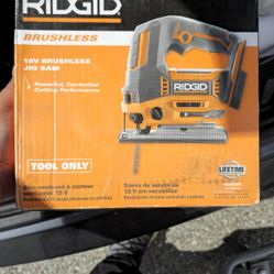 RIDGID introduces the 18-Volt OCTANE Lithium-lon Cordless Brushless Jig Saw (Tool Only)