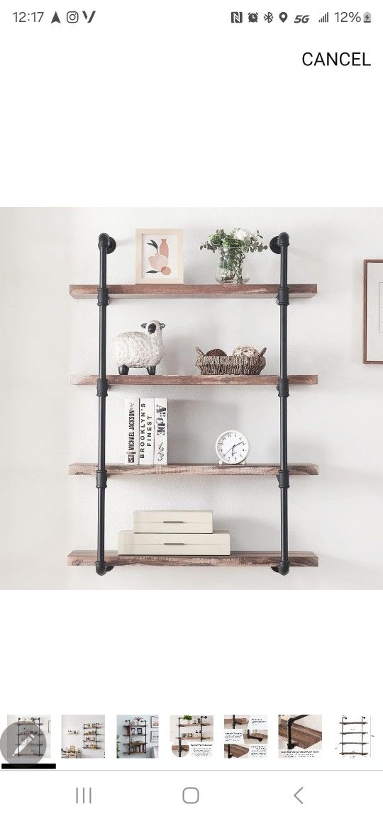 Wall RACK - 4 Shelf