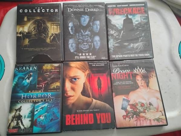 Horror Dvd Movie Lot