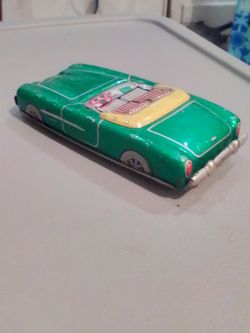 Vintage Tin Toy Convertible Car