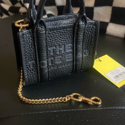 Marc Jacobs Black Nano Tote Bag Charm $70
