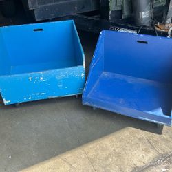 Wooden Boxes With Wheels Great For Tools Or Toys five dollars each three for 15