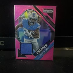 Jahmyr Gibbs Pink Jersey Patch