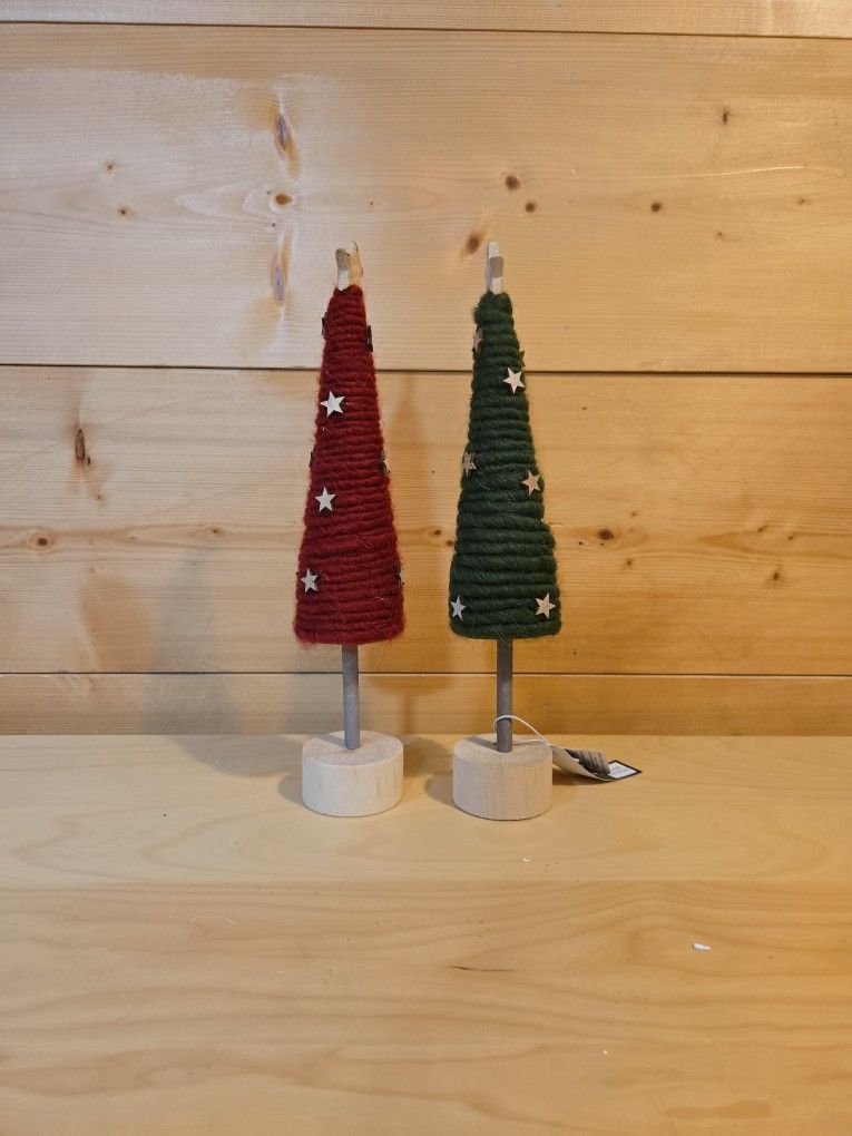Yarn Christmas Tree Decor