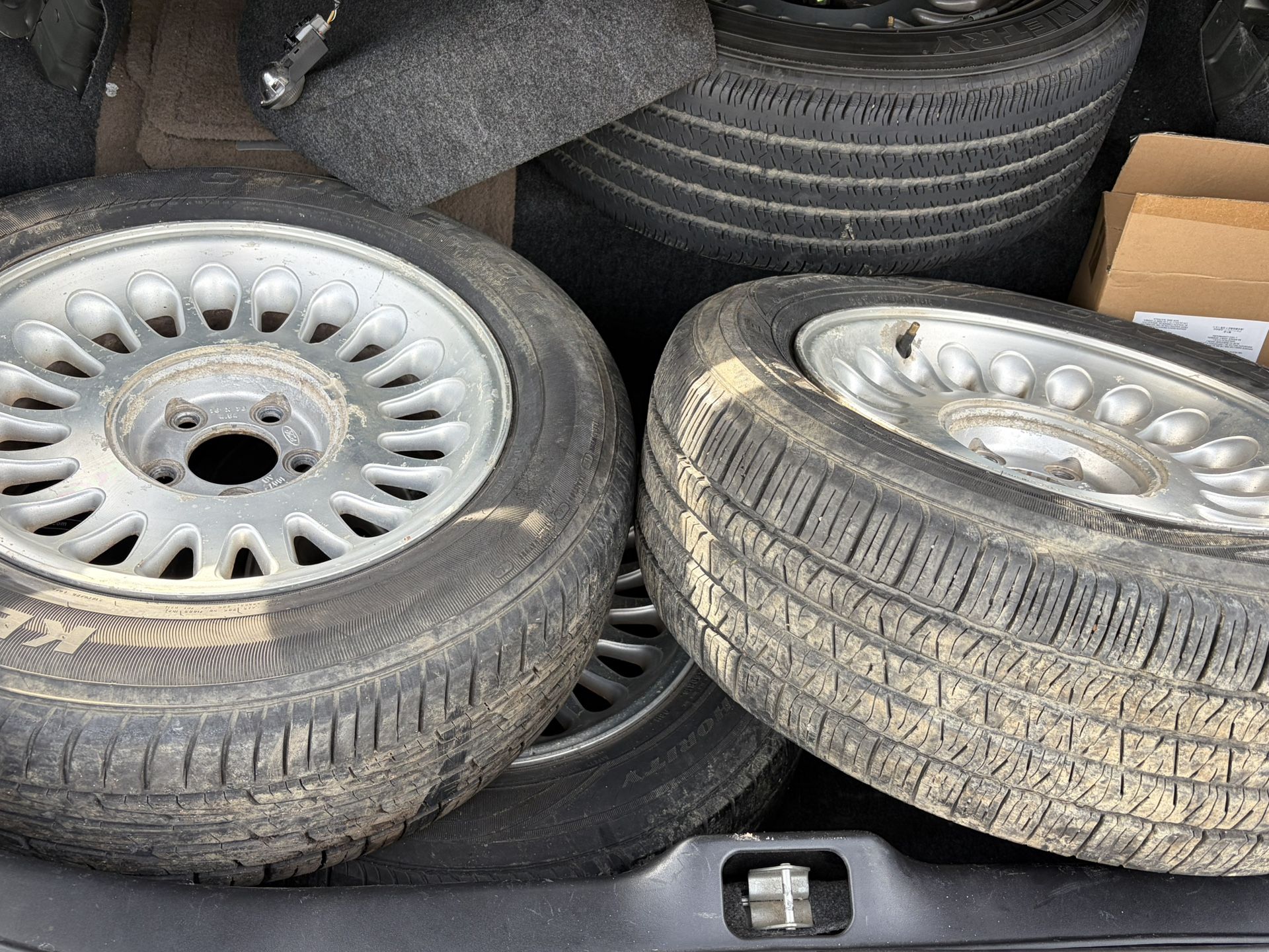 4X 1998 to 2002 Mercury Grand Marquis teardrop wheels