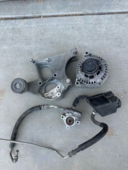 Ls swap Corvette alternator bracket and power steering pump