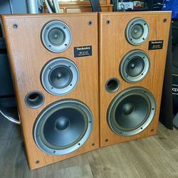 VINTAGE TECHNICS SB-SL501 3-WAY SPEAKERS/FULLY OPERABLE…