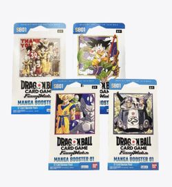 24 X Manga Booster 01 Sleeved Booster Pack - Manga Booster 01 (SB01)