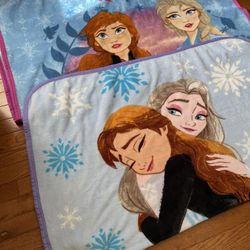 flozen Elsa blanket ×2