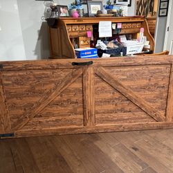 Masonite Wood Brown Barn Door