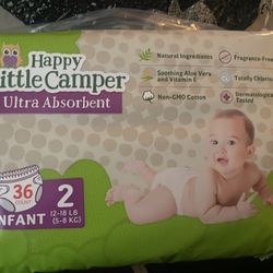 Happy Little Camper Size 2 (2boxes)(216 Total)