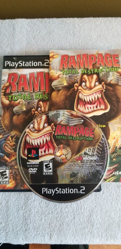 Rampage Total Desruction PS2
