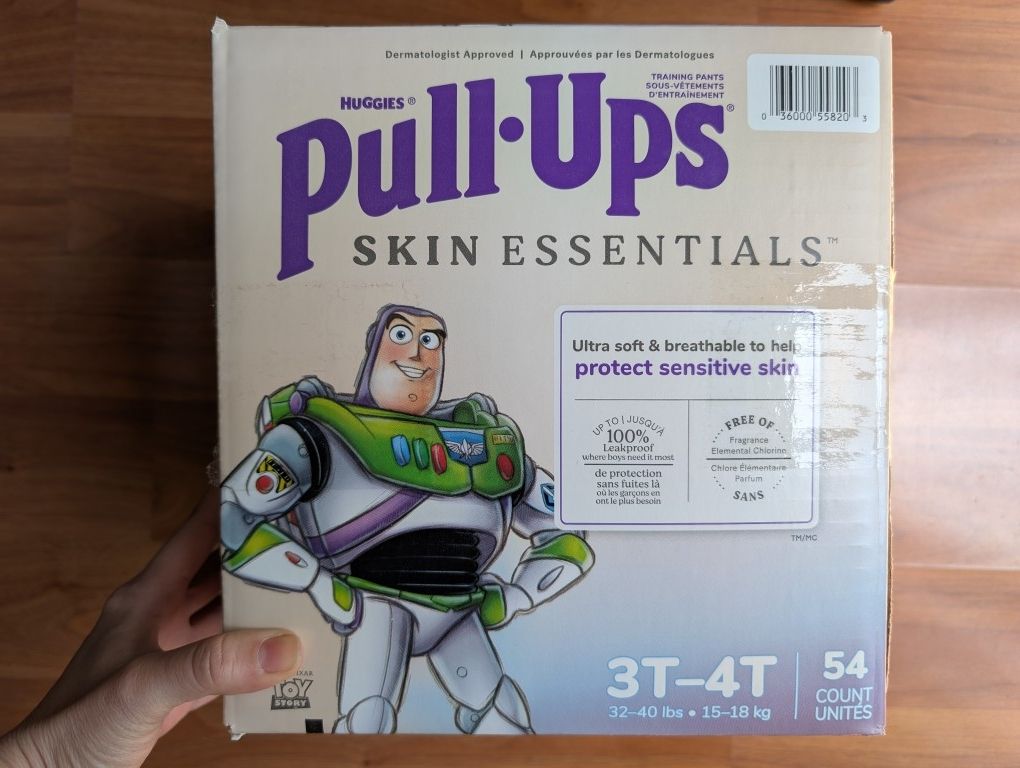Huggies Pull-Ups Skin Essentials Boys' Disposable Training Pants 3T-4T
