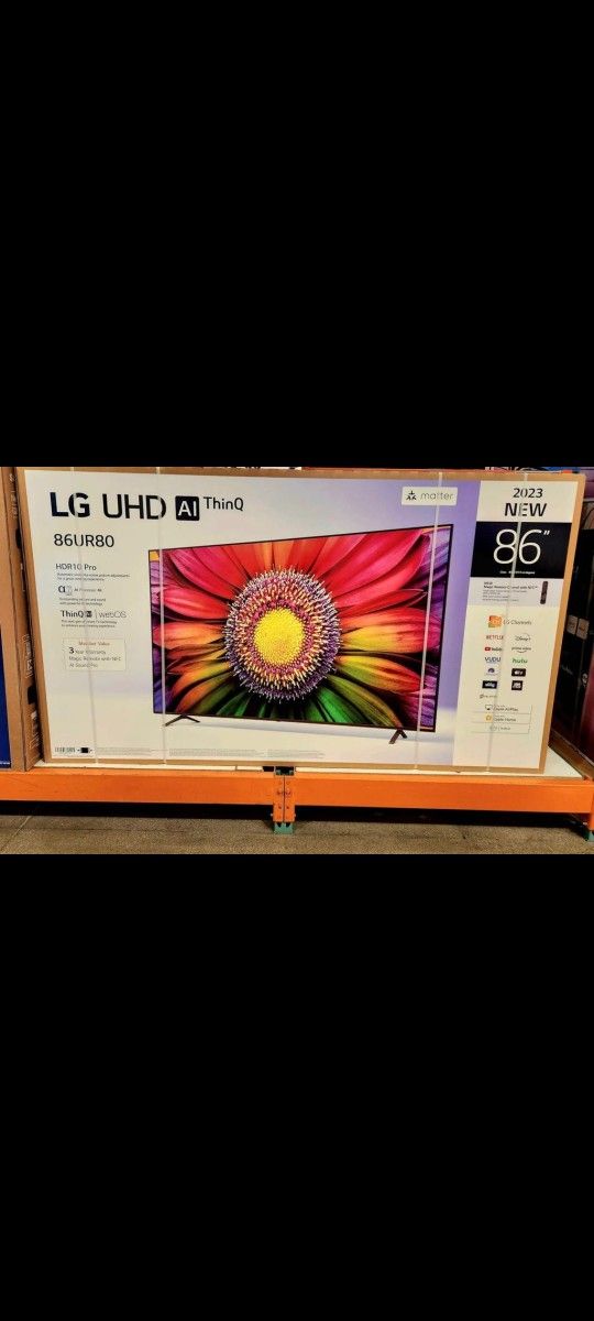 86UR80 86” L.G smart 4K Led Uhd Tv