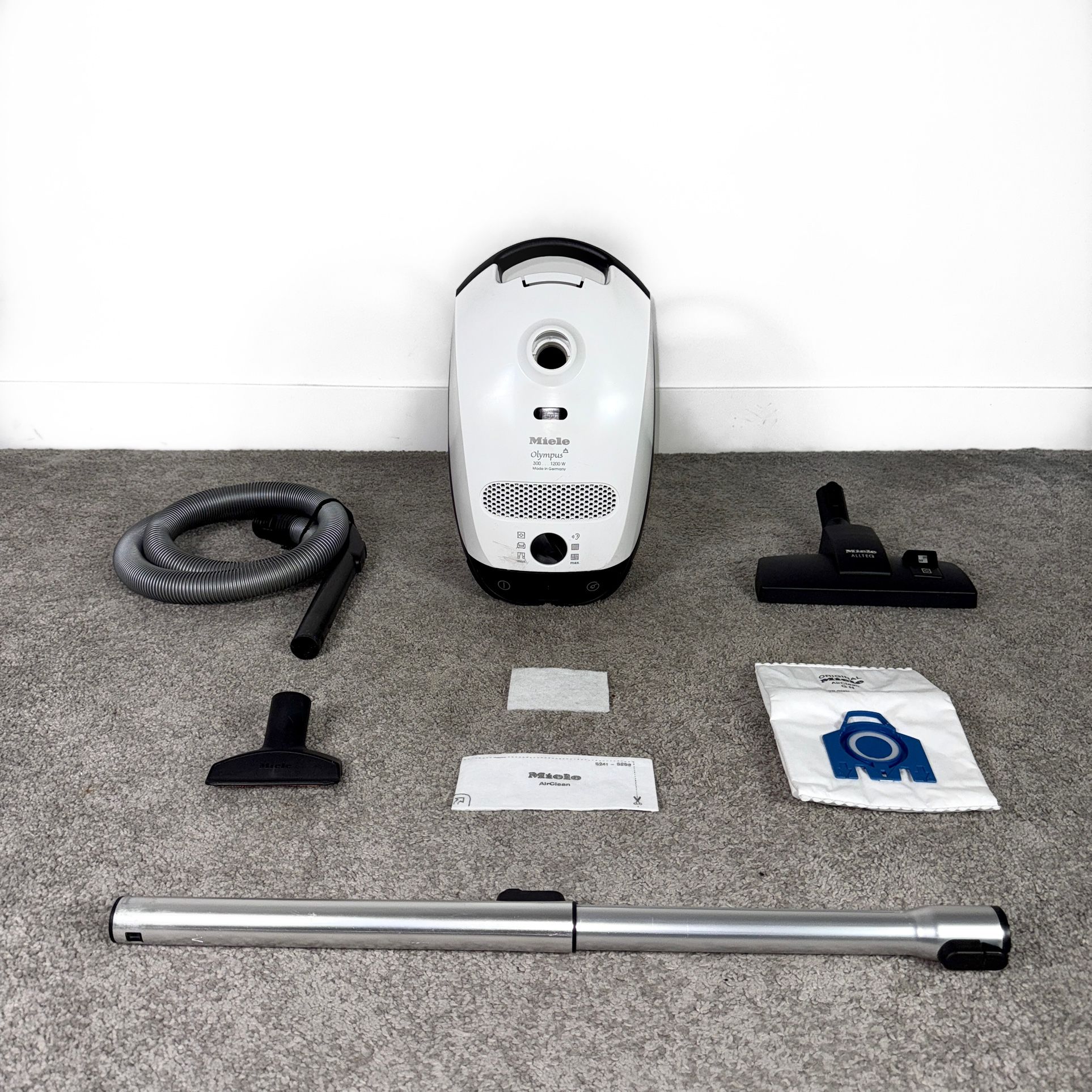 Miele Olympus Canister Vacuum Cleaner w/ Attachments