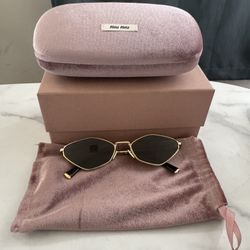 Mui Mui Geometric Sunglasses 