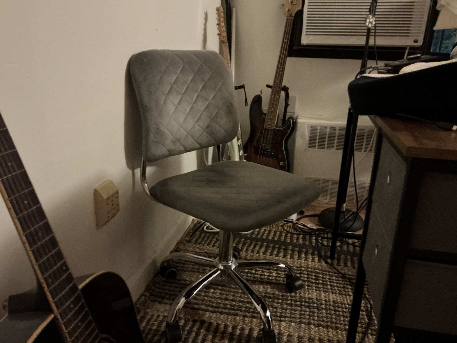 2 Set Of Adjustable Chair Grey