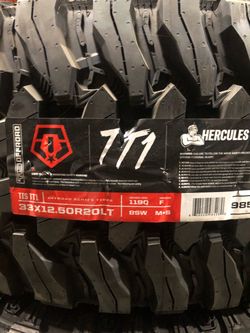 Brand New Tires (1) Hercules TIS Offroad TT1 (33X12.50R20) (Single) ($229)