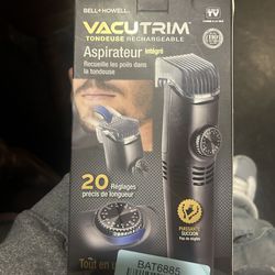 Brand New Vacutrim Rechargeable Trimmer 