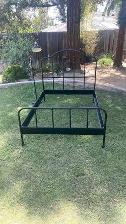 Ikea Bed Frame & Floor Lamp