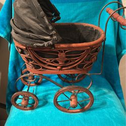 Antique baby doll buggy