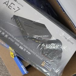 Brand New Creative Sound Blaster AE-7 Hi-Res Internal PCIe Sound Card, Quad-Core Processor, 127dB DNR ESS SABRE-class 9018 DAC, Xamp Discrete