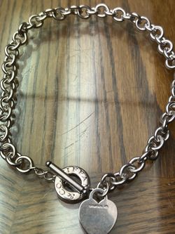 Silver 925 Tiffany&Co neckless and bracelet