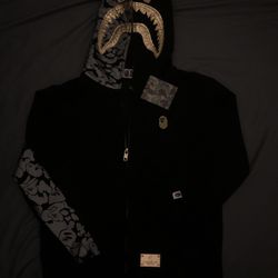 Bape travis scott neoprene hoodie  RARE 