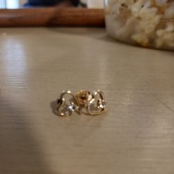 Real Diamonds Heart Earrings