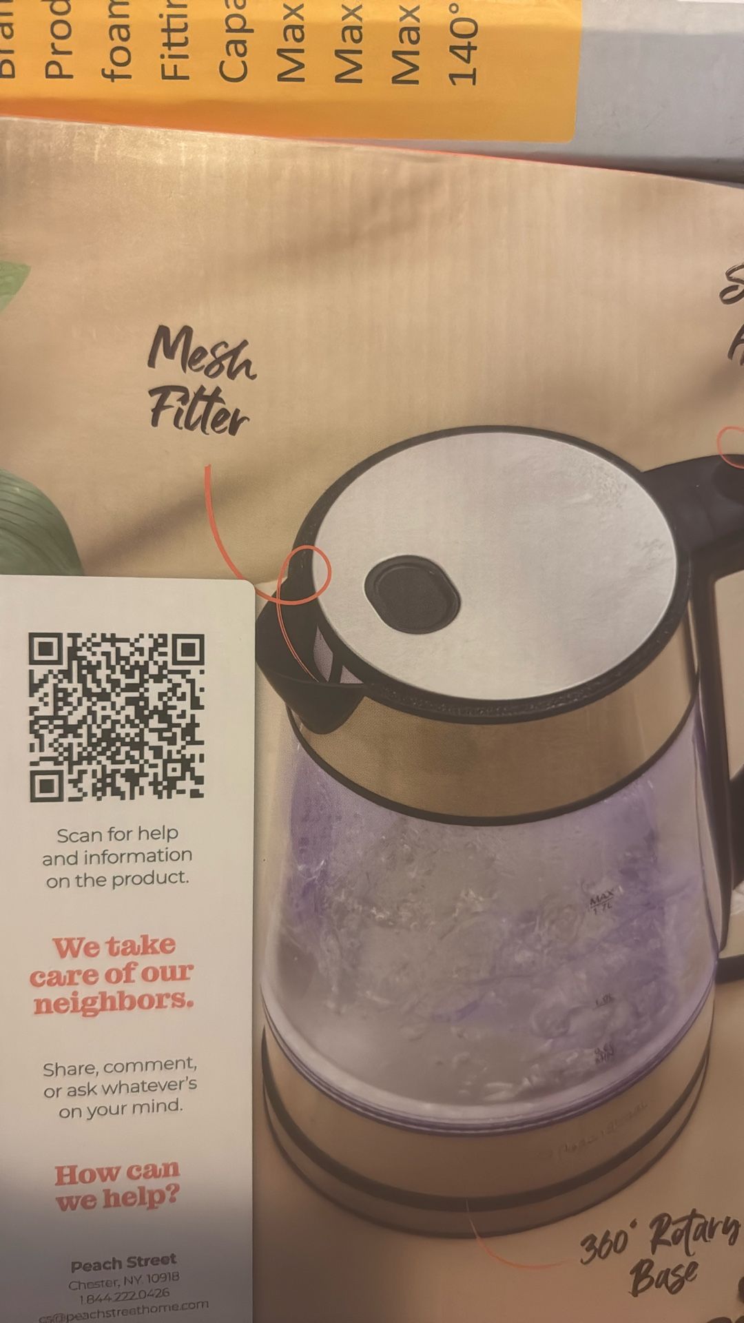 Jarra para hervir agua