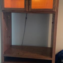 Living room entertainment shelf