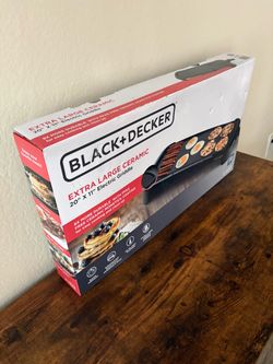 Extra Large Ceramic 20” x11” electric griddle