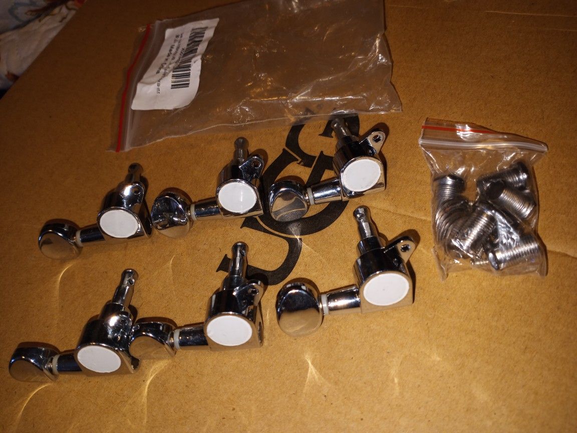 New Fender China TUNERS New Replacements Parts Guitar W Screws Part