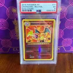 PSA 5 Charizard reverse foil XY Evolutions 2016