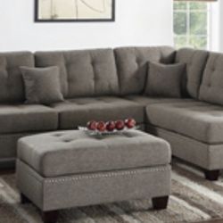Gorgeous Coffee Colored Sectional Set
